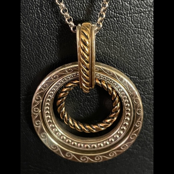 Authentic vintage Brighton gold/silver necklace - Picture 1 of 6